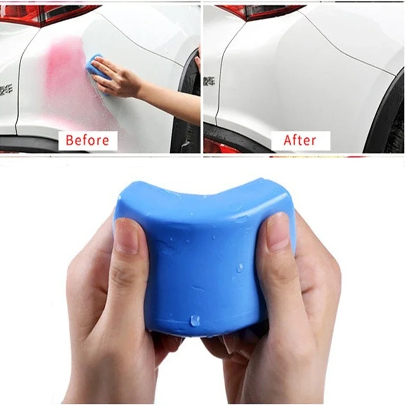 Clay Bar Lubricant - ดินน้ำมันทำความสะอาดรถยนต์อเนกประสงค์ สำหรับดูแลรักษาสีรถยนต์ วัสดุเกรดพรีเมียม 100 กรัม สีฟ้า