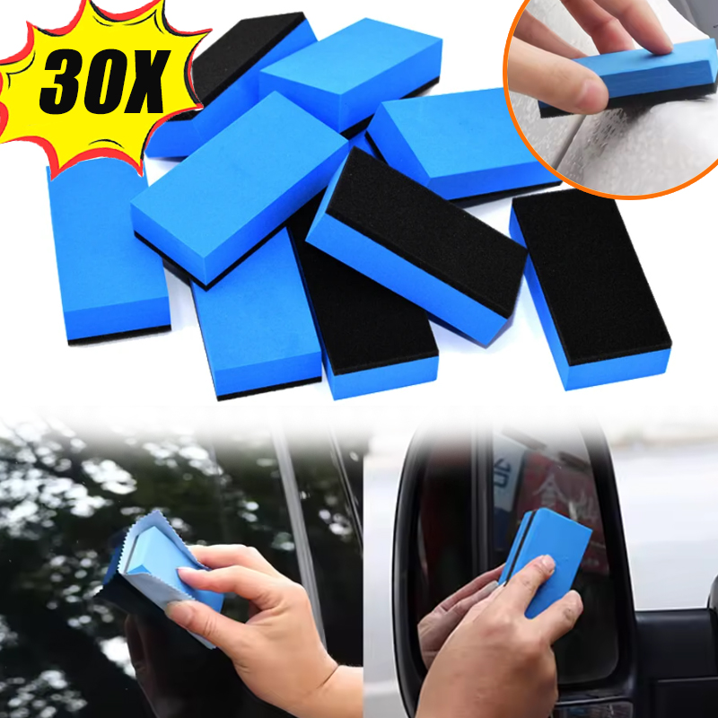 Car Wax Ceramic Coating - รถขัดเคลือบฟองน้ําแปรงเคลือบซีลฟองน้ํา NANO Applicator Pad สําหรับขัดเซรามิคเคลือบเครื่องมือทําความสะอาด