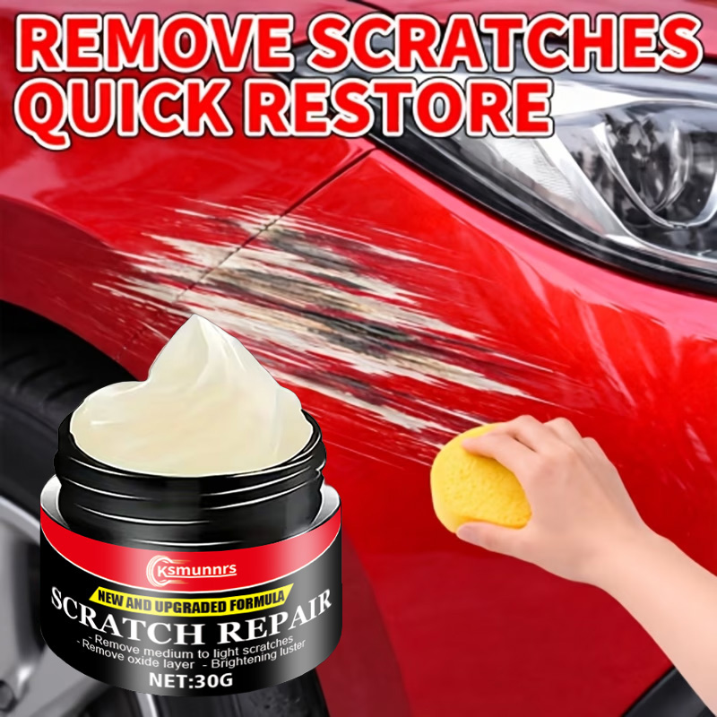 Car Wax Ceramic Coating - แว็กซ์ขัดรอยขีดข่วนรถยนต์และน้ำยาซ่อมแซมสีแบบล้ำลึก, น้ำยาขัดเงาพื้นผิวด้วยเทคโนโลยีเคลือบเซรามิกขั้นสูง— คืนความเงางาม