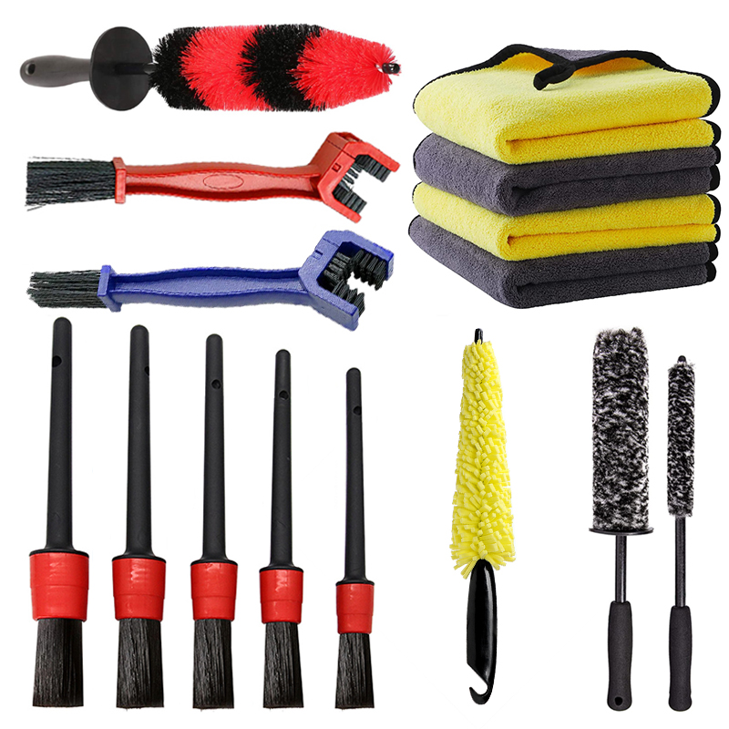 Universal ชุดแปรงล้างล้อรถยางร - Interior Detailing Kit บทวิจารณ์และราคา