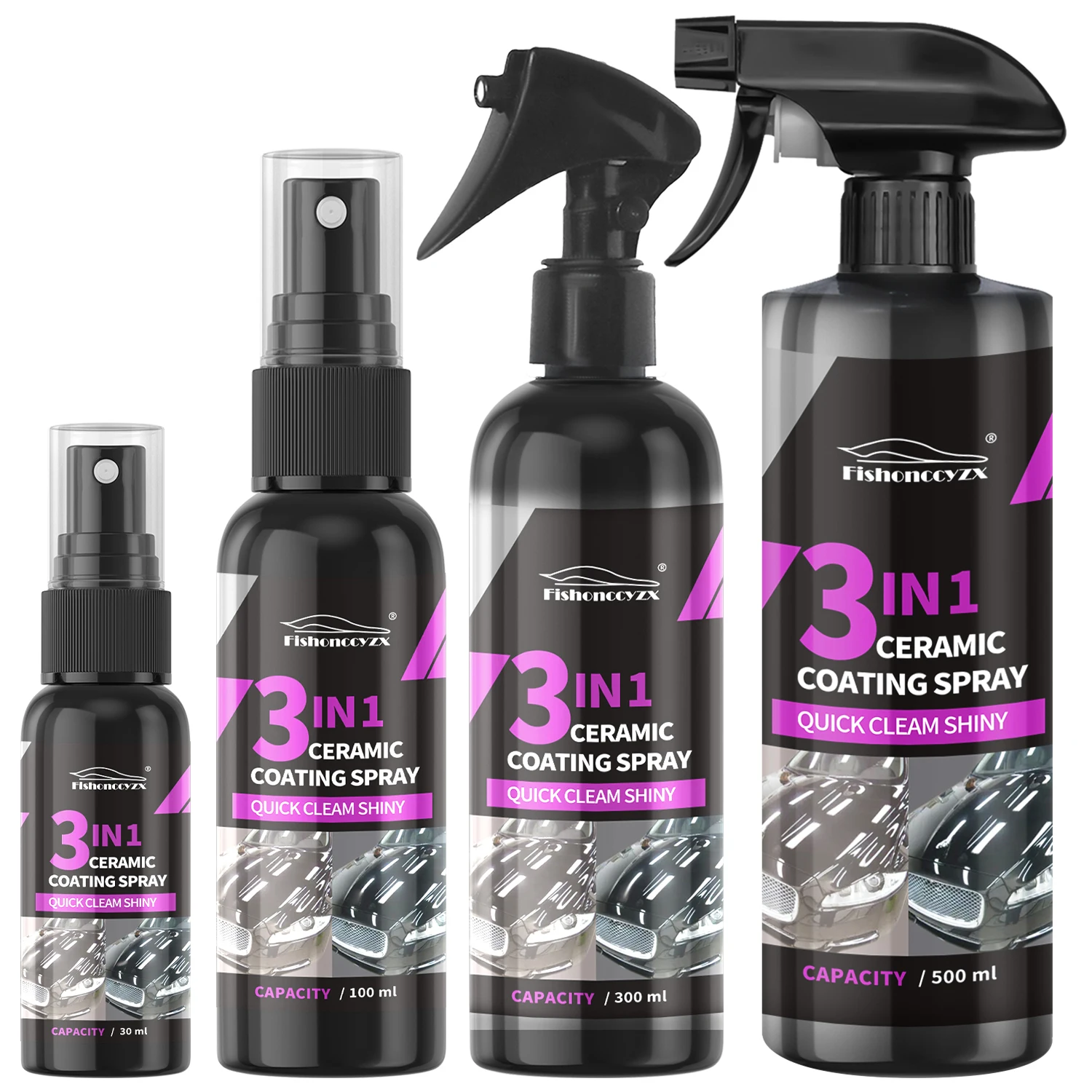 สเปรย์เคลือบเซรามิก 3 in 1 สำห - Car Wax Ceramic Coating บทวิจารณ์และราคา
