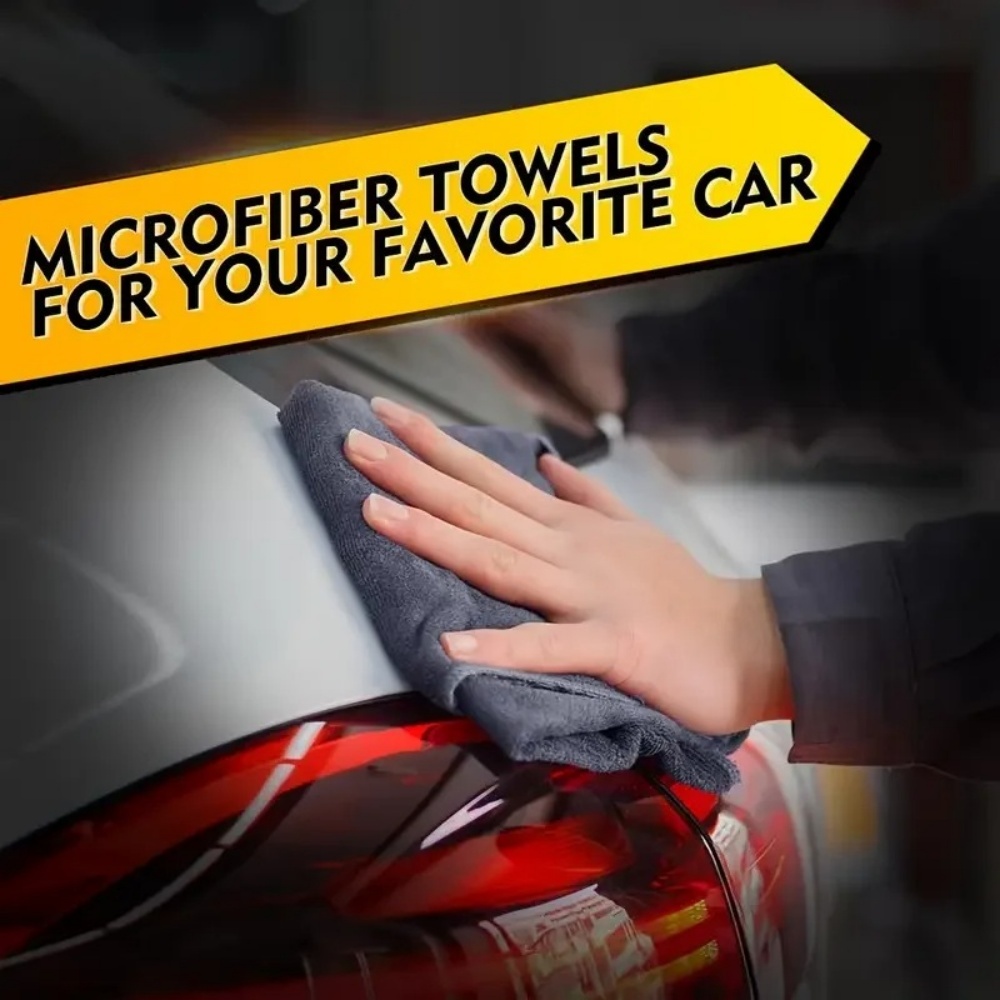 ผ้าไมโครไฟเบอร์สีดำ ผ้าเช็ดทำค - Microfiber Towel Detailing บทวิจารณ์และราคา