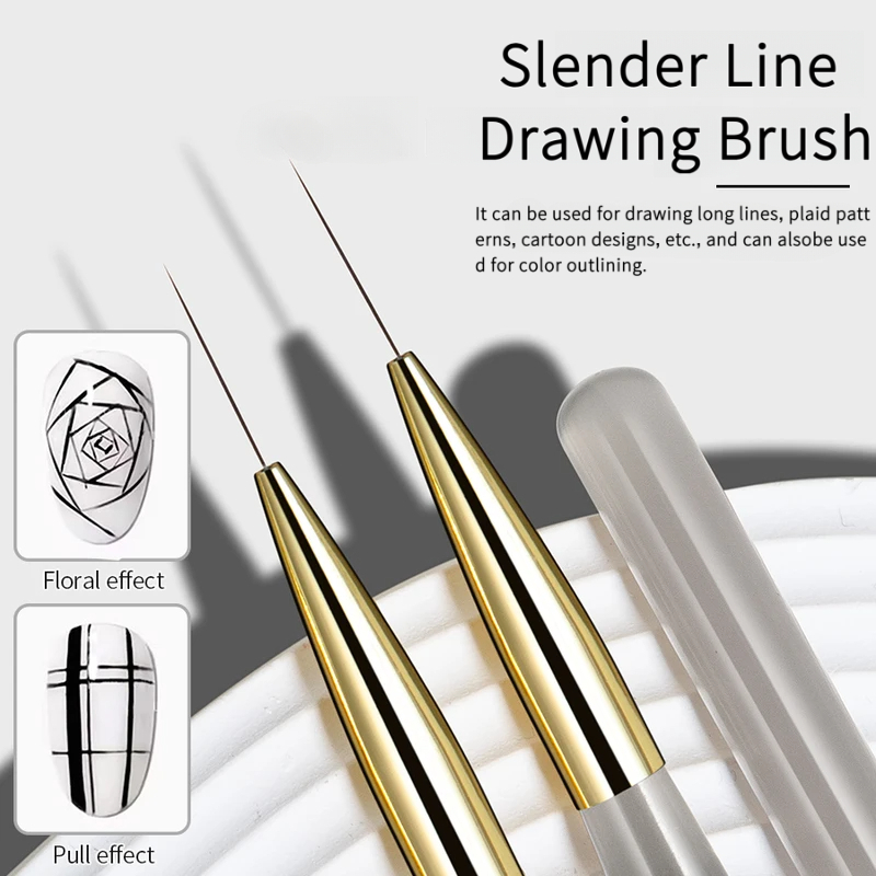 ชุดแปรงเพ้นท์เล็บ 1/2/5 ชิ้น แ - Detailing Brush Set บทวิจารณ์และราคา