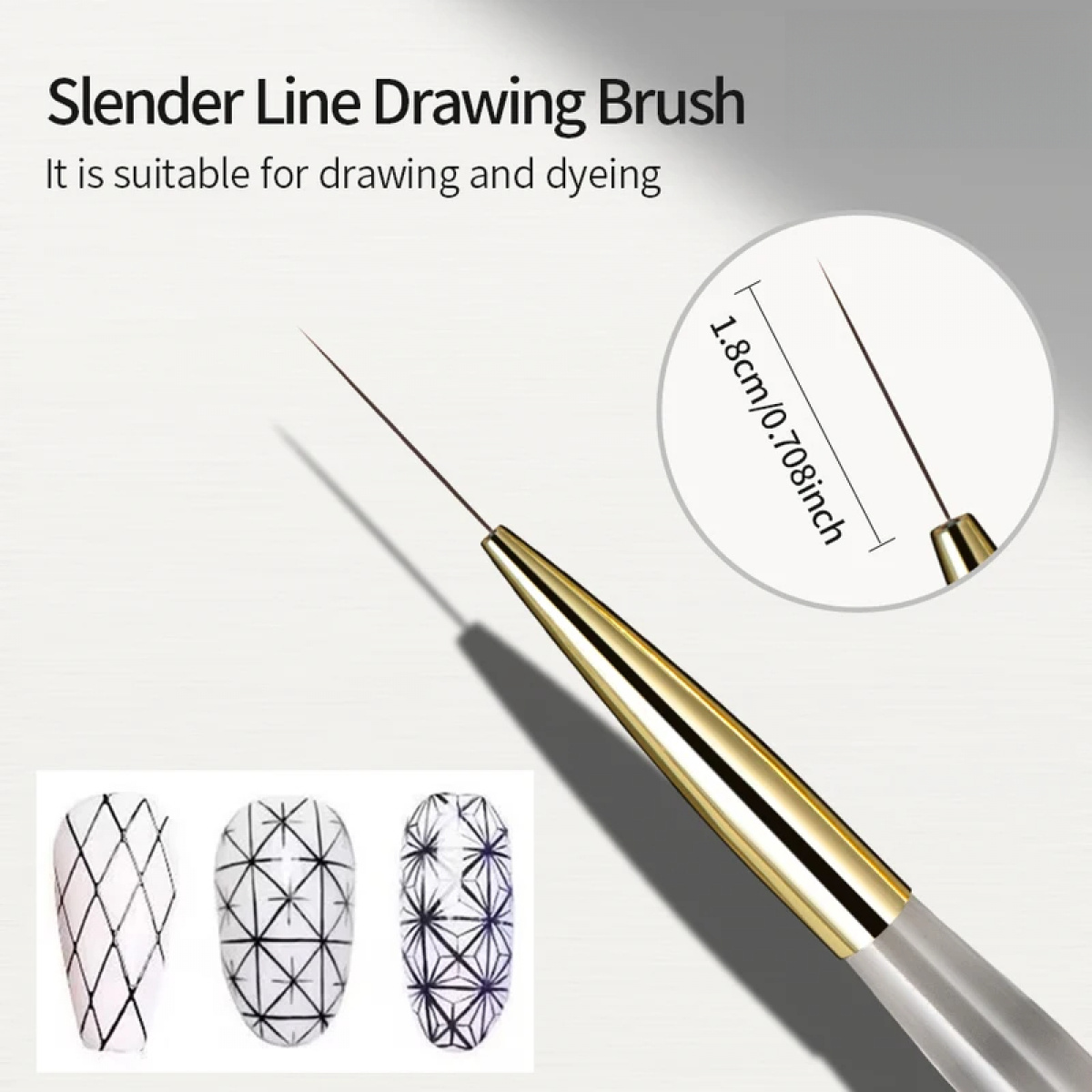 ชุดแปรงเพ้นท์เล็บ 1/2/5 ชิ้น แ - Detailing Brush Set บทวิจารณ์และราคา