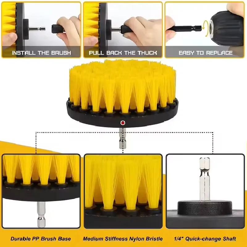 ชุดอุปกรณ์ล้างรถ 9 ชิ้น พร้อมแ - Dirt Brush Interior บทวิจารณ์และราคา