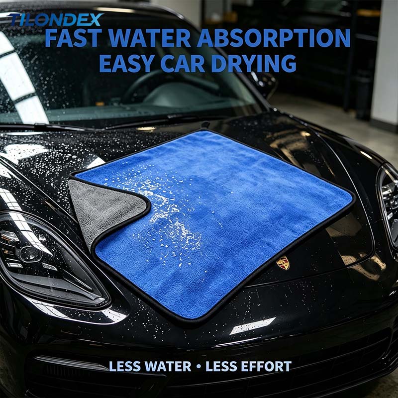 ผ้าไมโครไฟเบอร์สีน้ำเงิน TILON - Microfiber Towel Detailing บทวิจารณ์และราคา